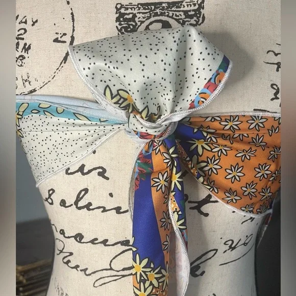 NEW- Handkerchief Top Multi Colored floral, boho designs Size S and M available - Picture 7 of 16